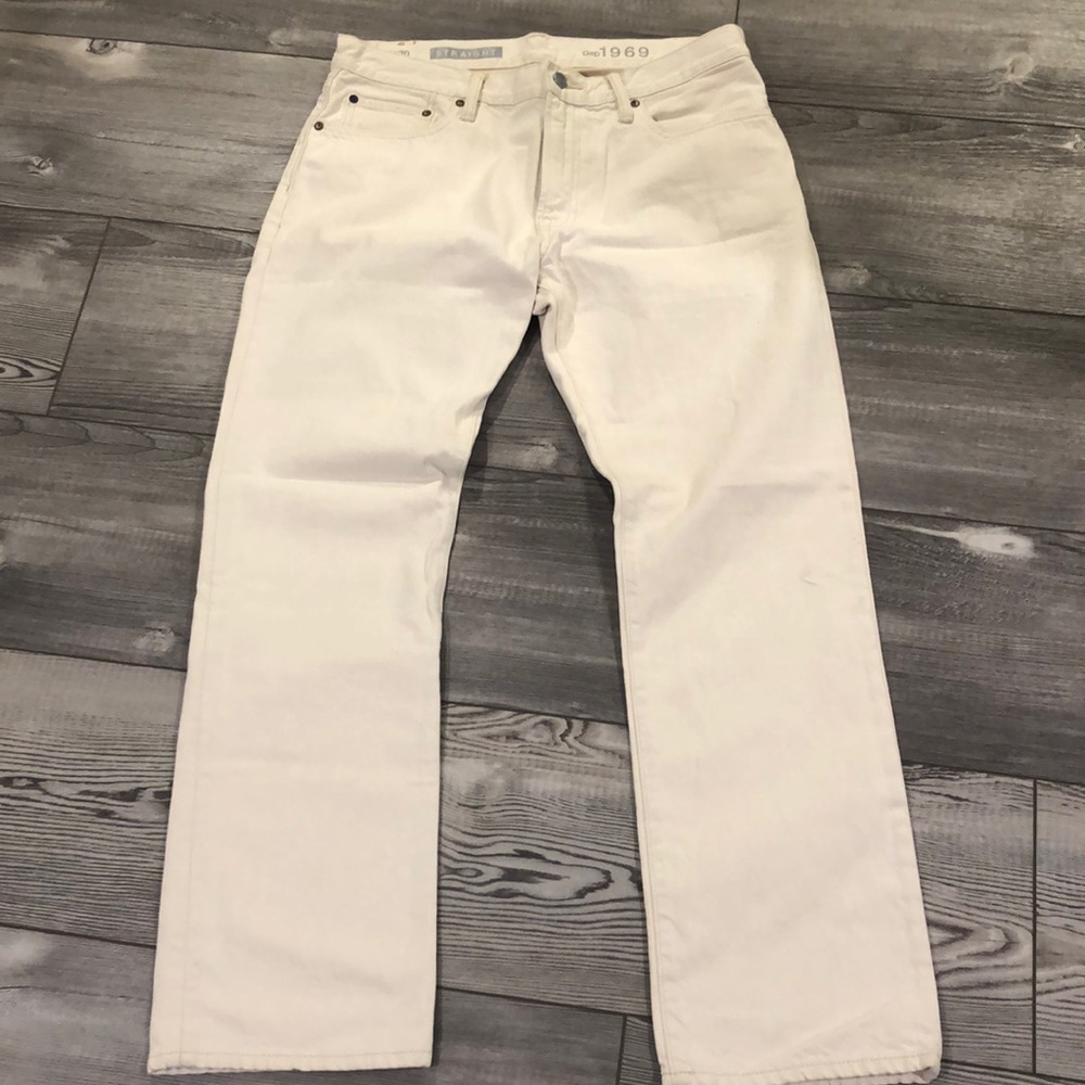 White GAP 1969 Jeans